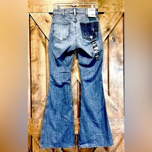 NWT Ariat High Rise Thea Flares Jeans Sz 27R - Picture 5 of 16